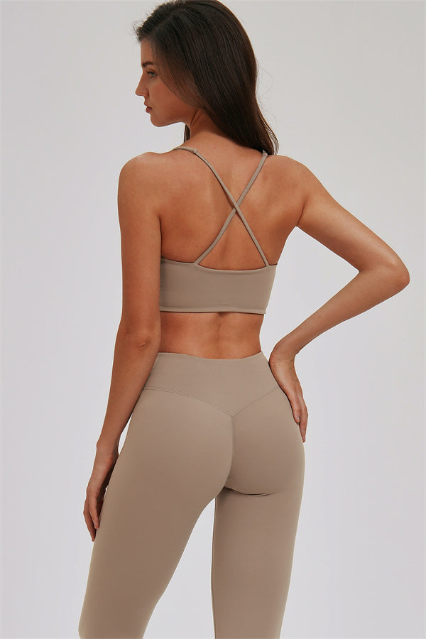 Kinetic Cross Back High Support Sports Bra