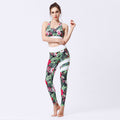 2-Piece Yoga Set – High-Waist Leggings & Crop Top