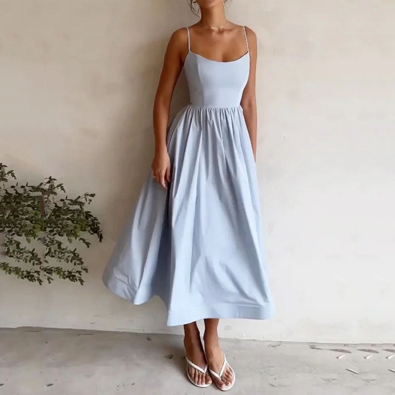 Women's Solid Color Dress