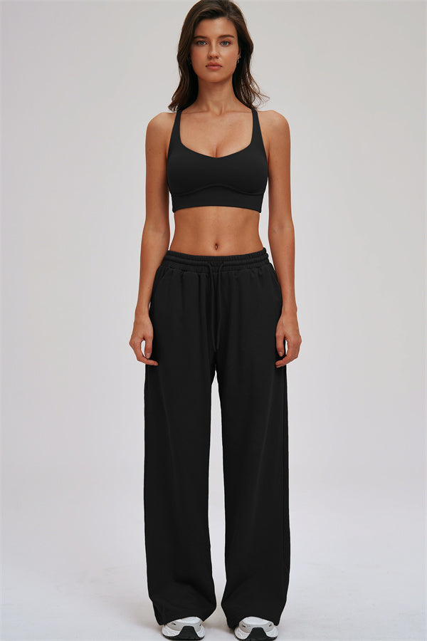 Kinetic Cross Back High Support Sports Bra