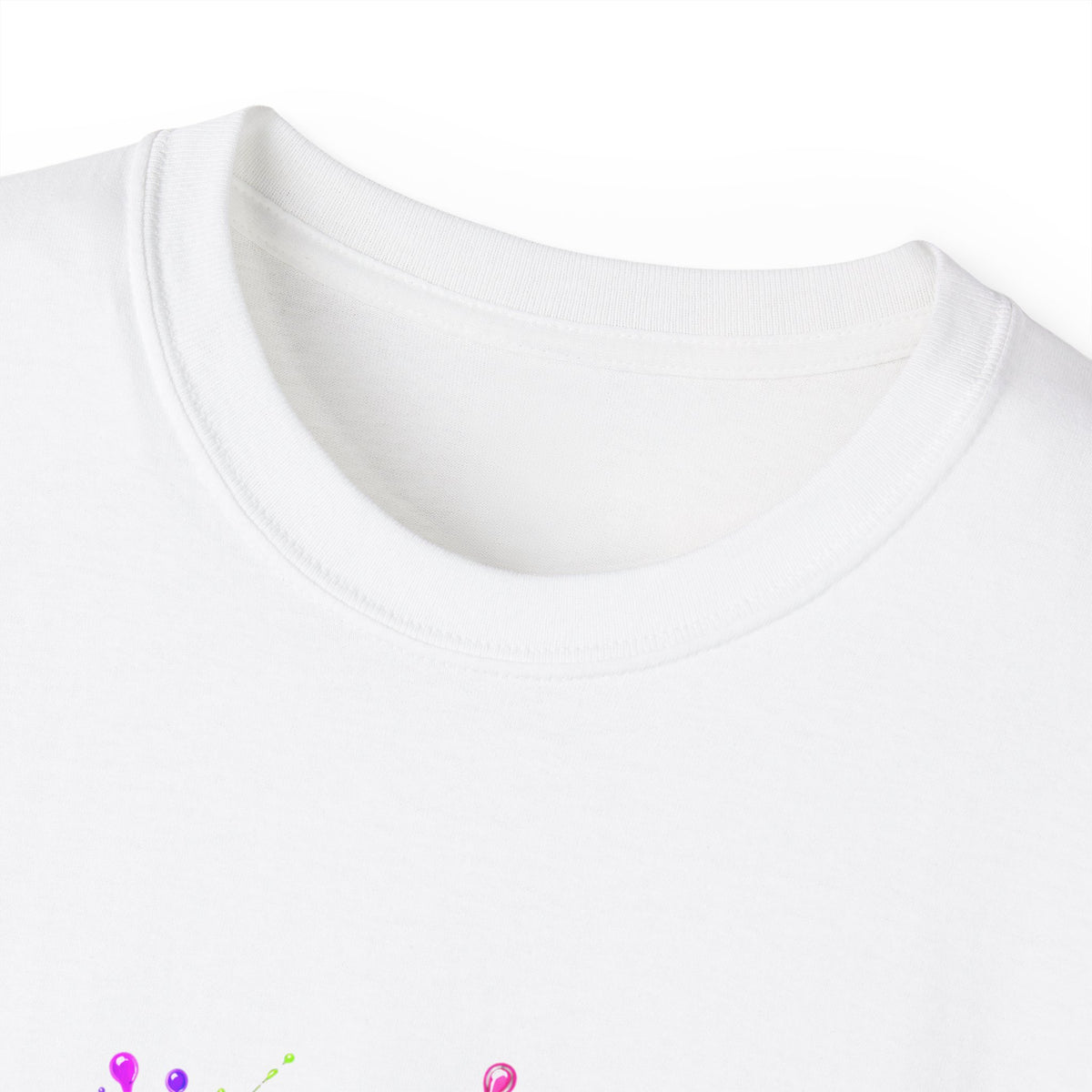 Dripping Neon Brain T‑Shirt — Art Tee