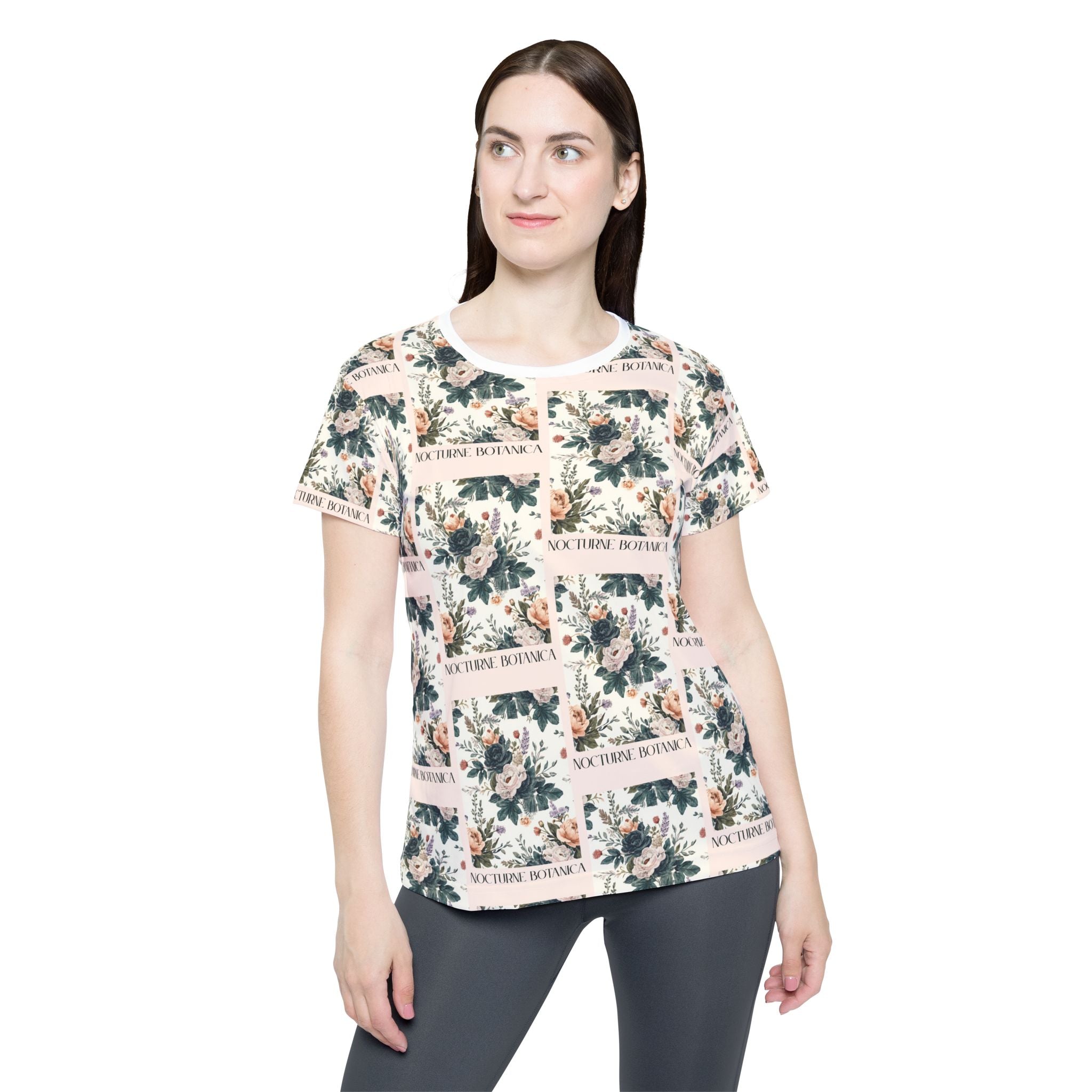 Floral 'Nocturne Botanical Women's Sports Jersey 2
