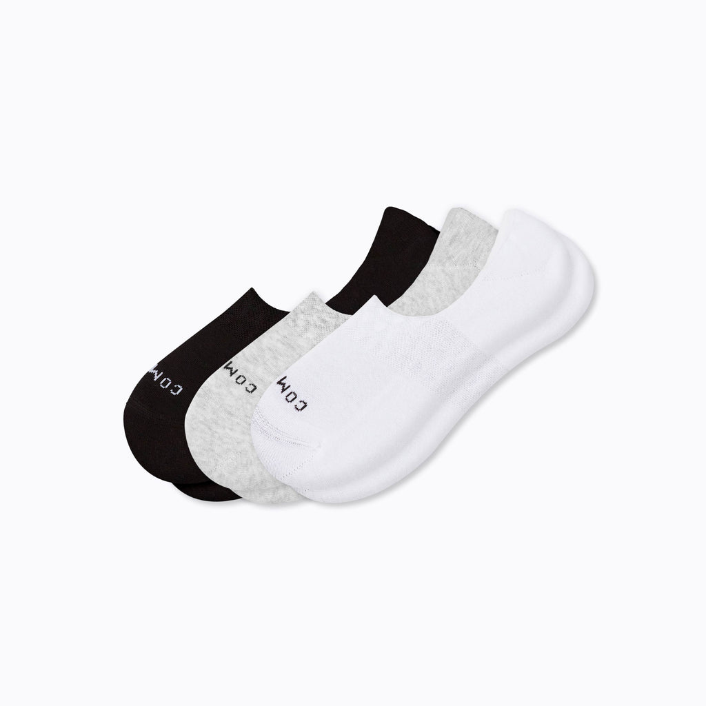 Combed Cotton No Show Socks – 3 Pack For Women