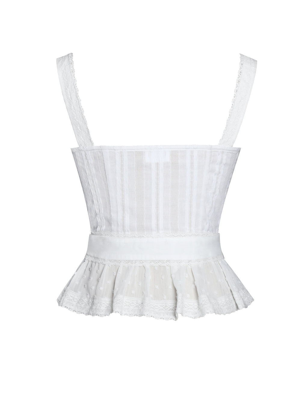 Aliya Cotton Poplin Button Up Sleeveless Top