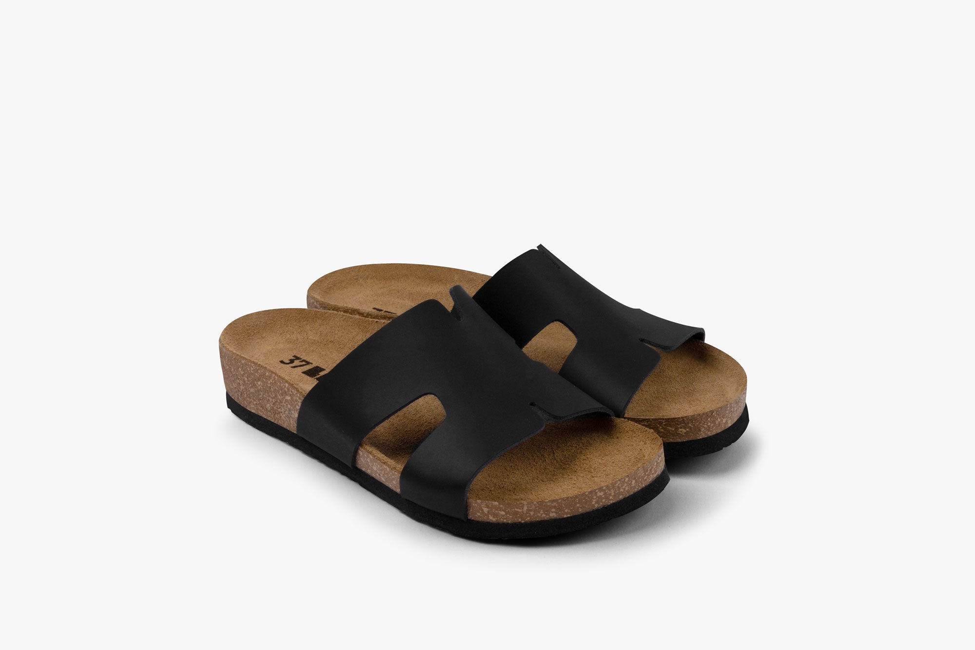 Liora Women's Leather Slide - One-Piece Leather Comfort Sandal
