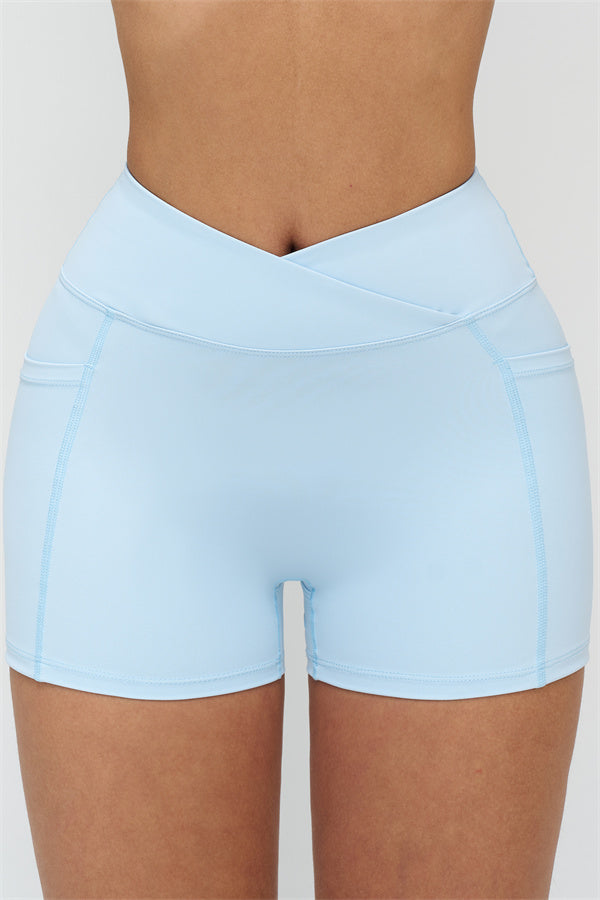 Sports Bra and Shorts 2-Piece Set – Seamless Sculpting