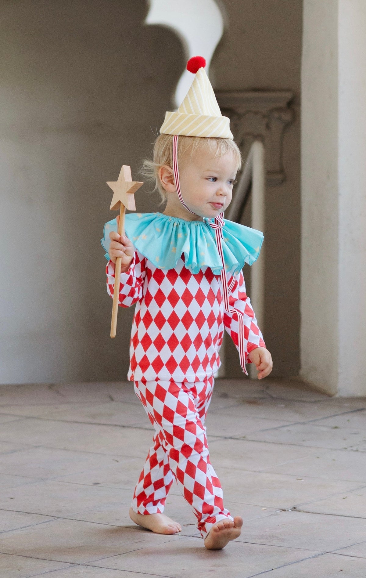 Harlequin Clown Halloween Costume