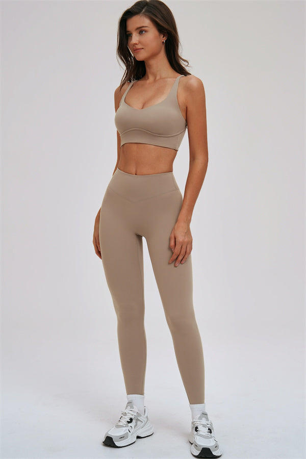 Kinetic Cross Back High Support Sports Bra