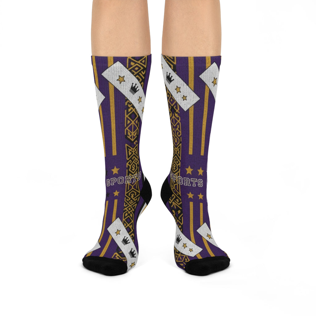 Athletic Socks - King Sports Performance Crew Socks with Arch Support