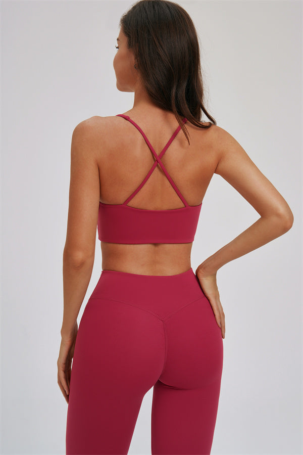 Kinetic Cross Back High Support Sports Bra