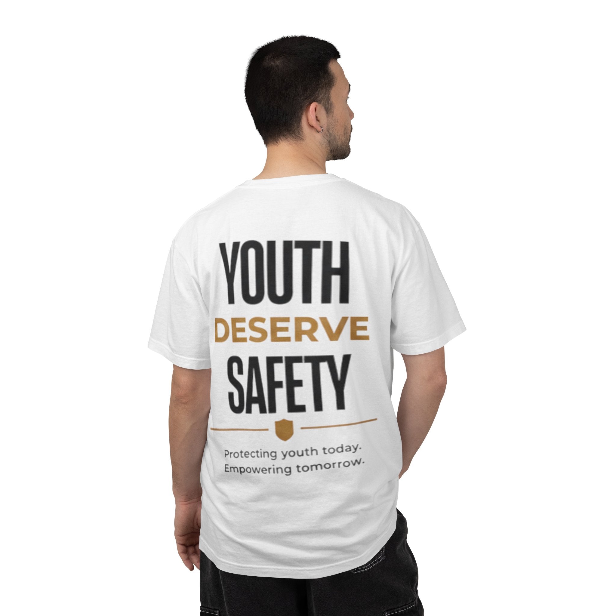 Youth Deserve Safety T-Shirt — Protecting Youth Today, Empowering Tomorrow