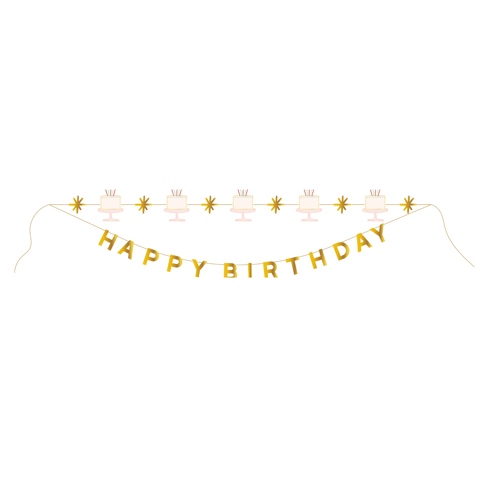 Happy Birthday Party Banner Set
