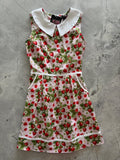 Strawberry Collared Dress