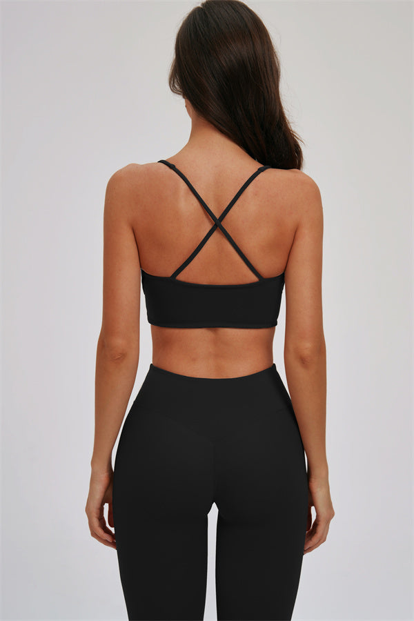 Kinetic Cross Back High Support Sports Bra