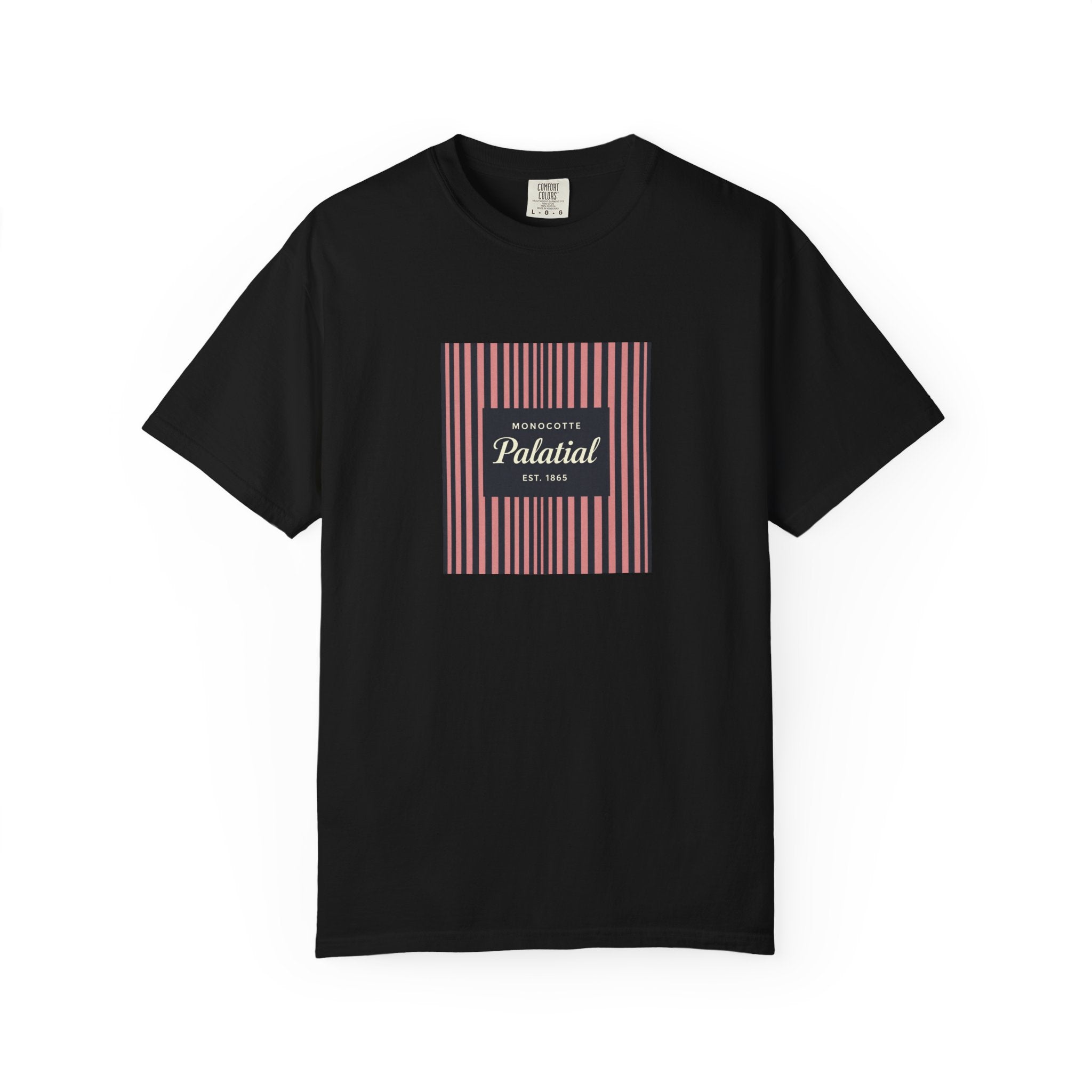 Palatial Stripes T-Shirt — Vintage Striped Graphic Tee