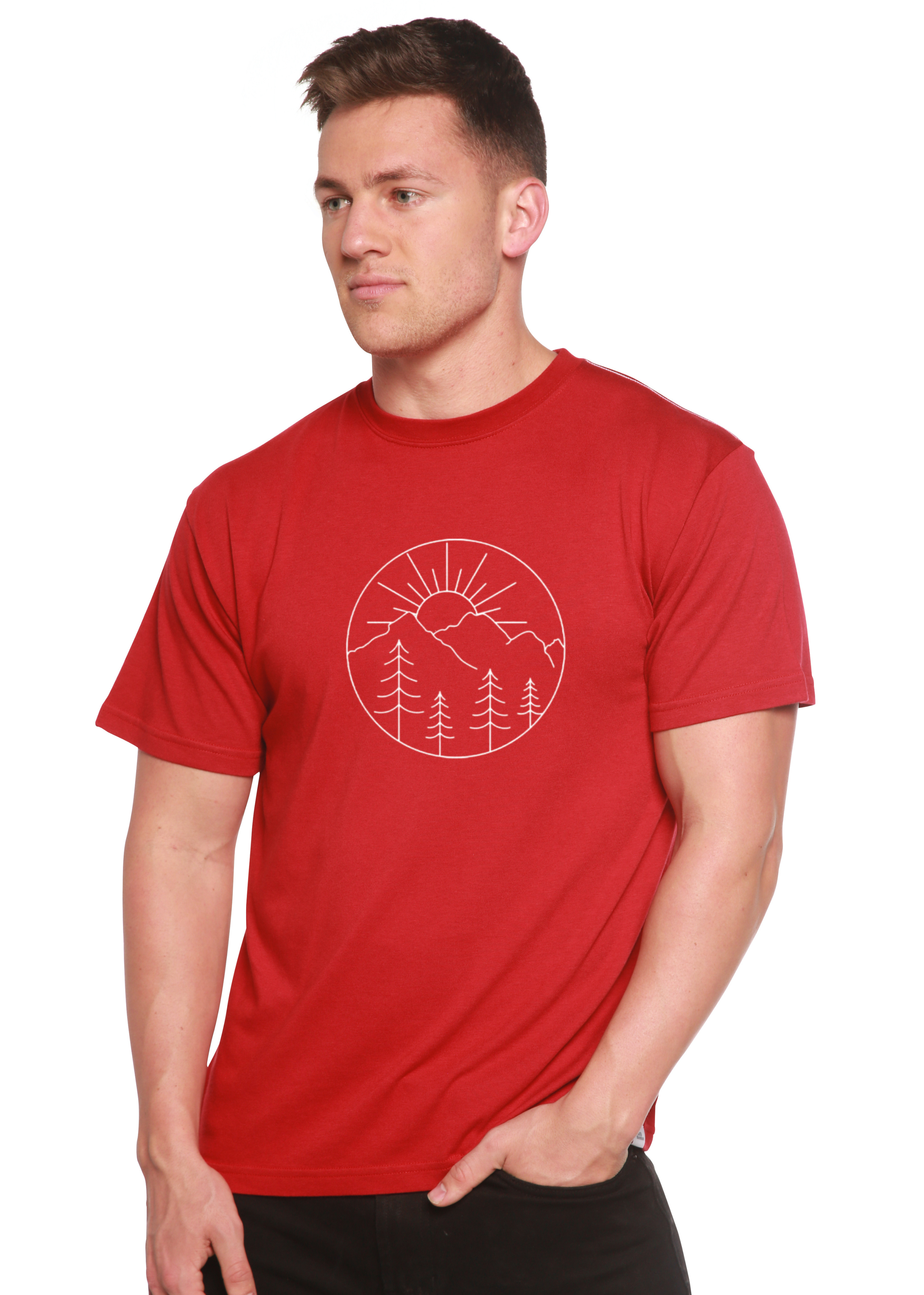 Nature Lover Hike Men's Bamboo Viscose/Organic Cotton Short Sleeve T-Shirt