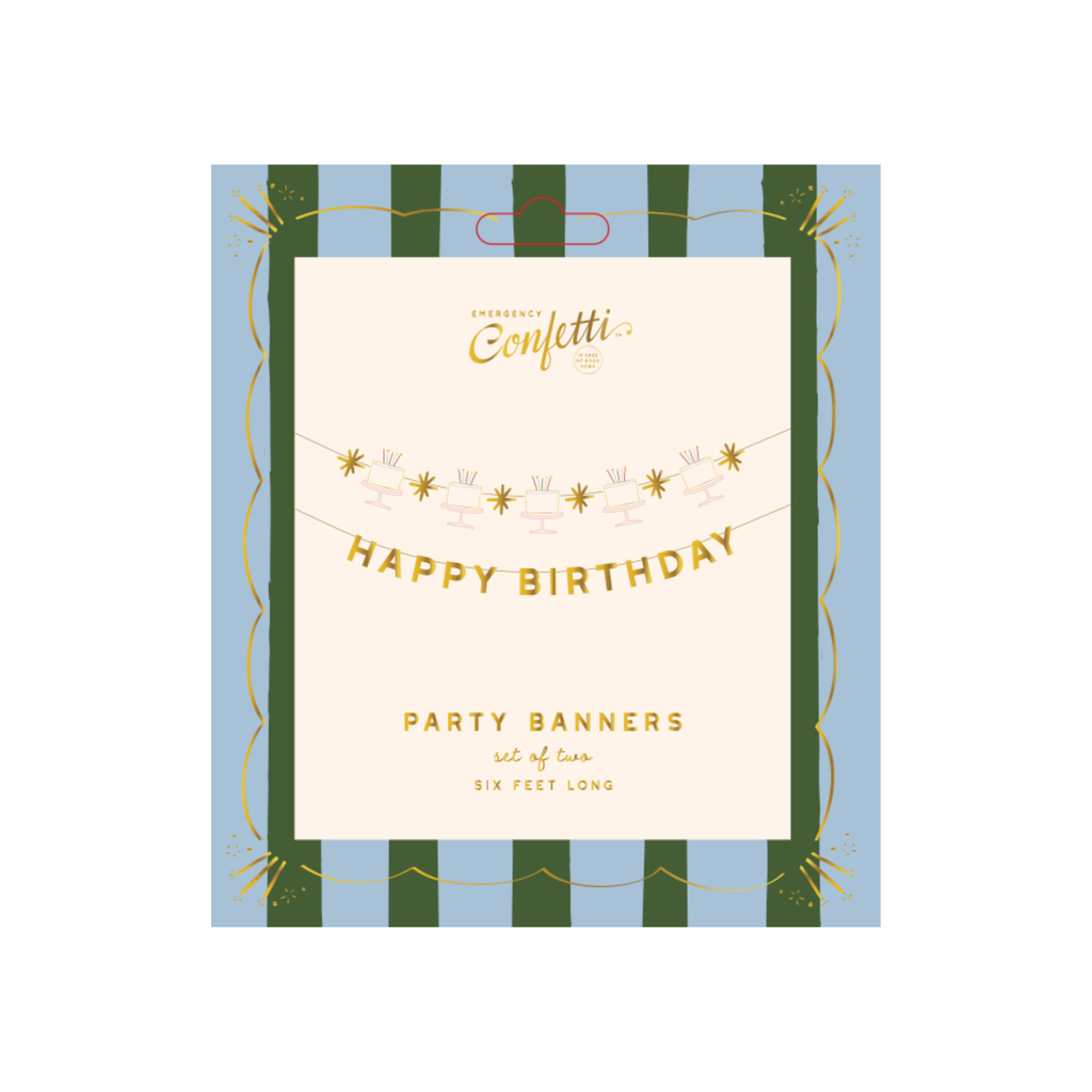 Happy Birthday Party Banner Set