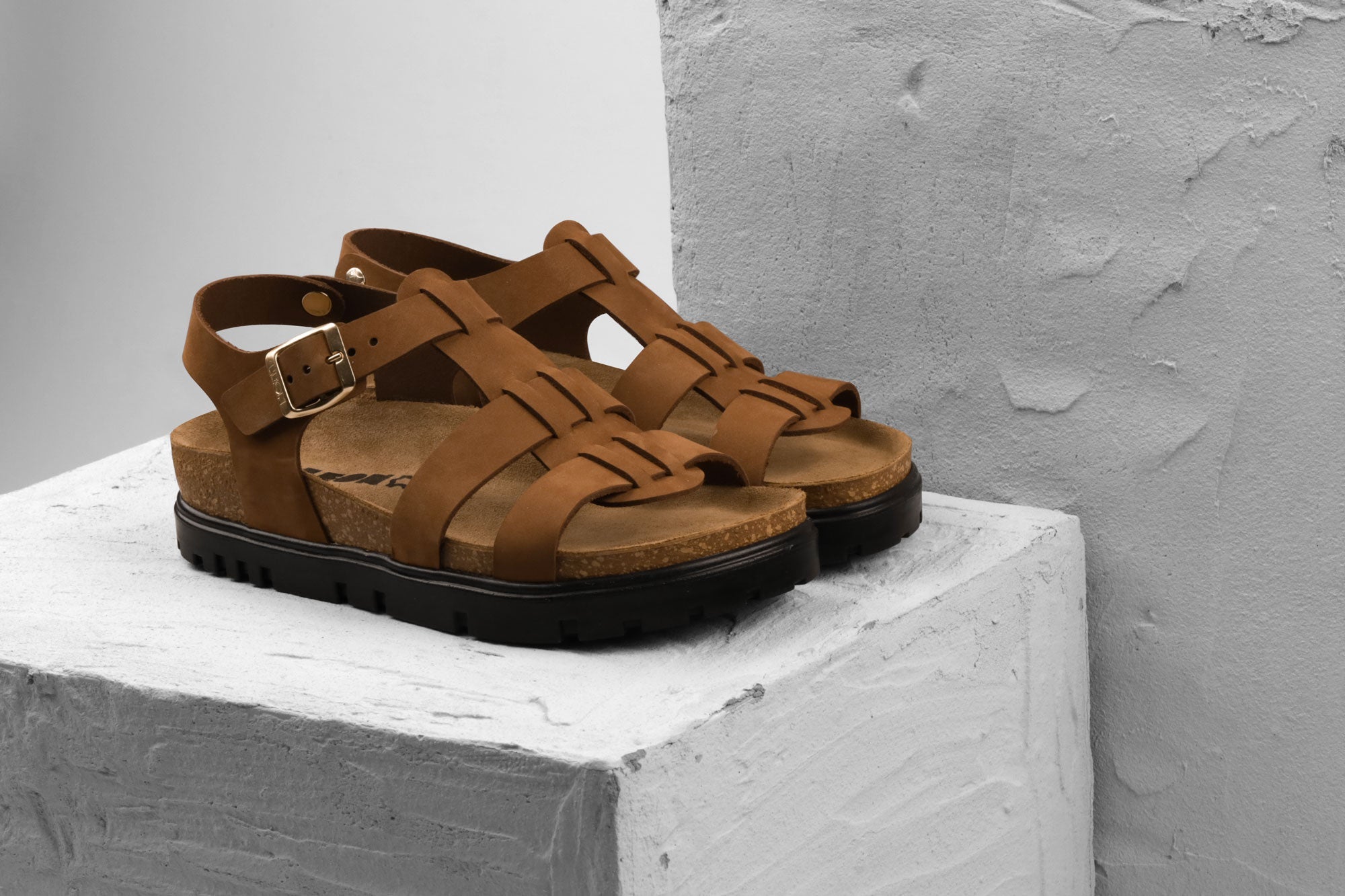 Roma Women's Platform Fisherman Style Sandal - Cushioned Footbed & Chunky Sole