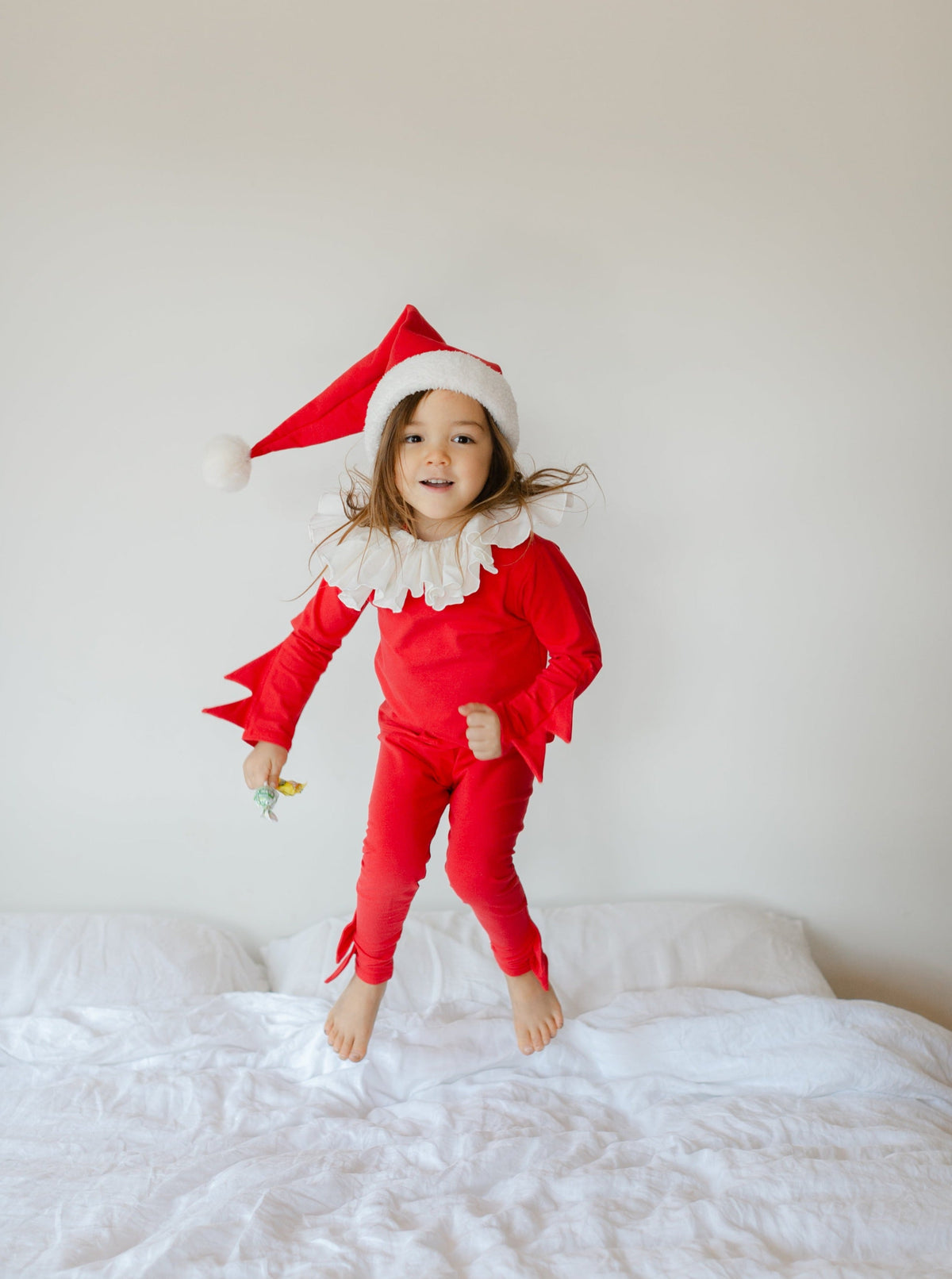 Red Holiday Elf Costume, Santa Costume