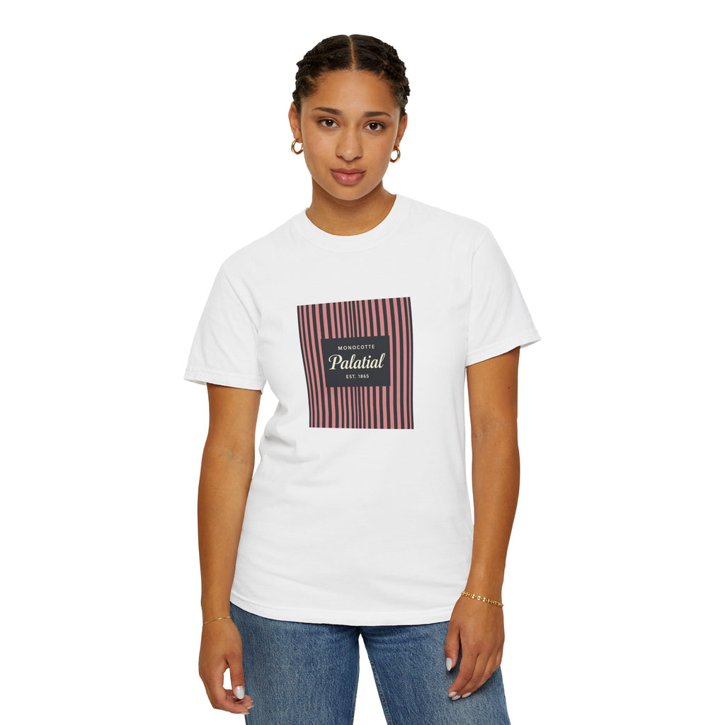 Palatial Stripes T-Shirt — Vintage Striped Graphic Tee