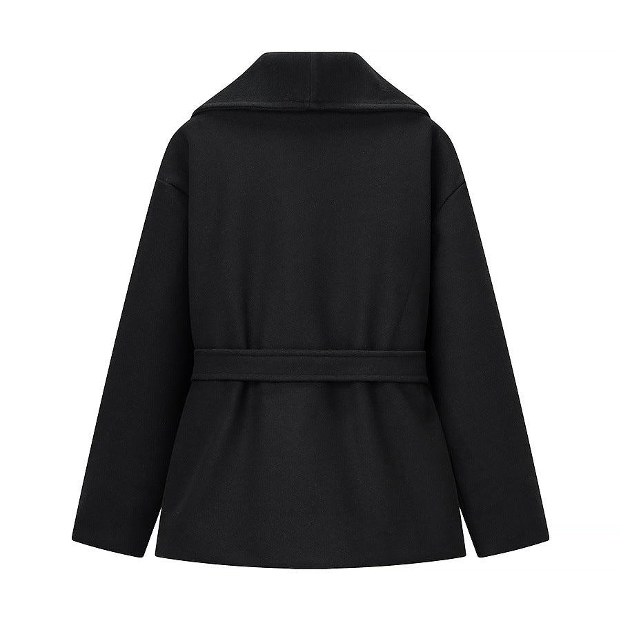 BYMANYC Women's Belted Wool-Blend Short Coat