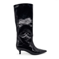 Ari Knee-High Glossed Leather Boots