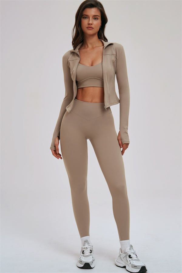 Kinetic Cross Back High Support Sports Bra