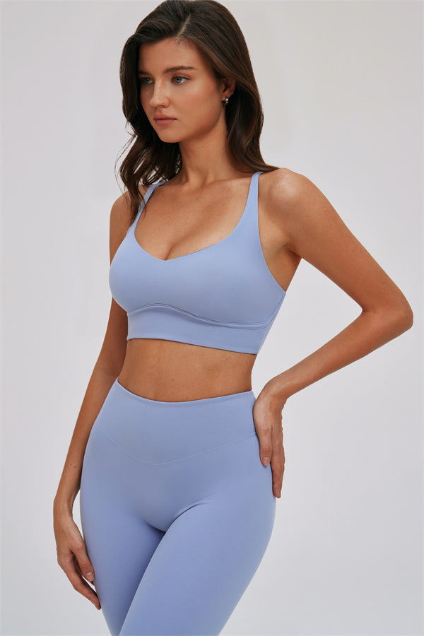 Kinetic Cross Back High Support Sports Bra