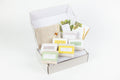 Set of  6 Handmade cold process, Natural Soap Bars in gift Set box
