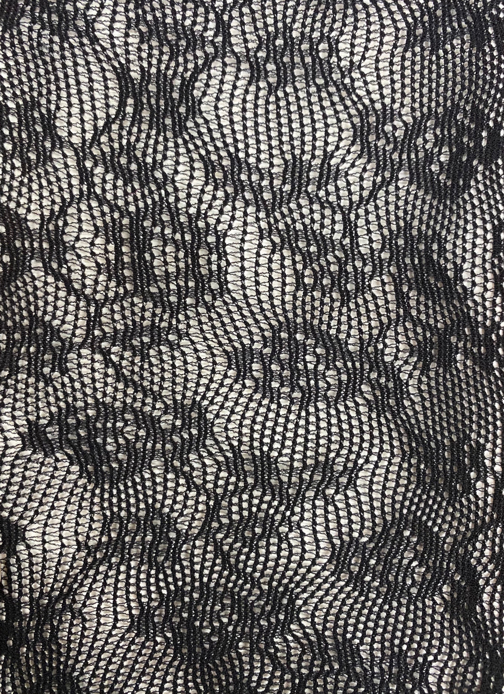 Miss Circle Black Lace Floral Print Thigh High Stockings