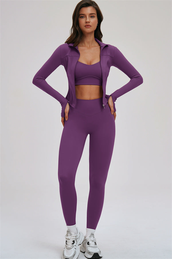 Kinetic Cross Back High Support Sports Bra