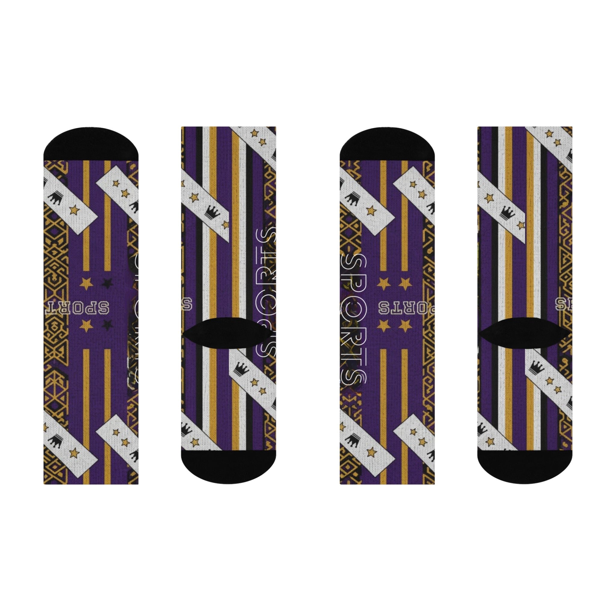 Athletic Socks - King Sports Performance Crew Socks with Arch Support