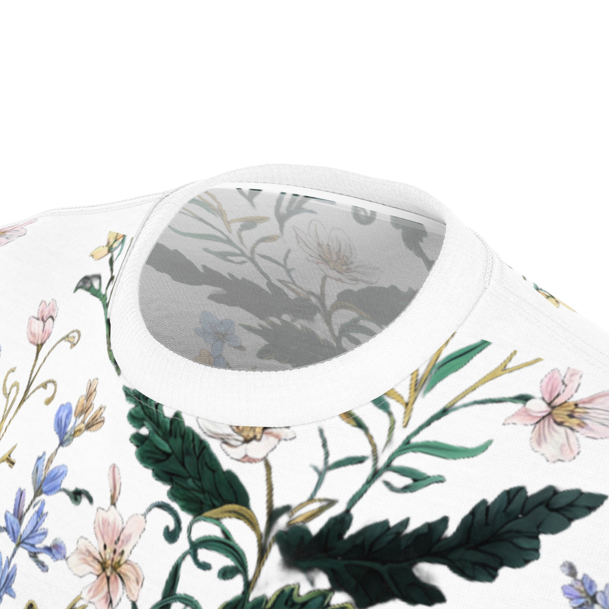 Floral Meadow Unisex Tee — Vintage Botanical Pattern
