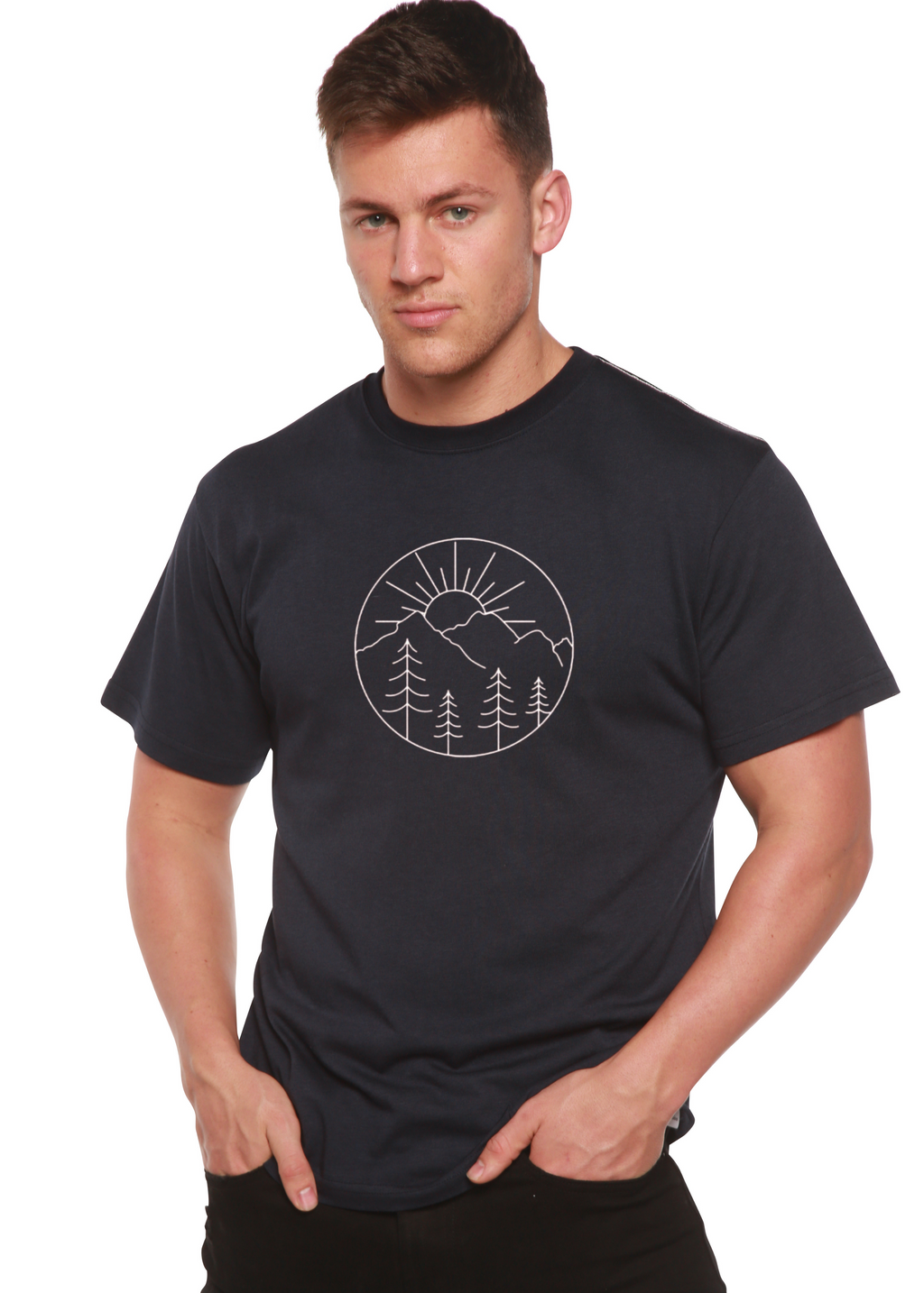 Nature Lover Hike Men's Bamboo Viscose/Organic Cotton Short Sleeve T-Shirt