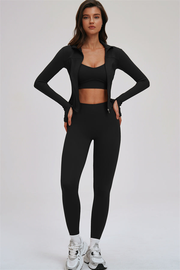 Kinetic Cross Back High Support Sports Bra