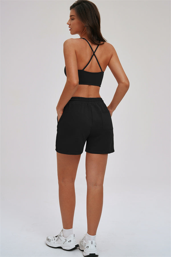 Kinetic Cross Back High Support Sports Bra