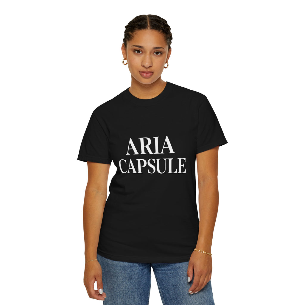 ARIA Capsule Graphic T-Shirt — Minimalist Logo Tee Unisex NOW AVAILABLE CUSTOMIZED WITH YOUR NAME
