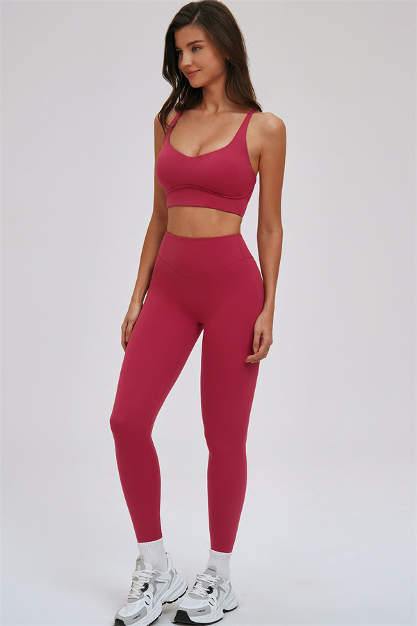 Kinetic Cross Back High Support Sports Bra