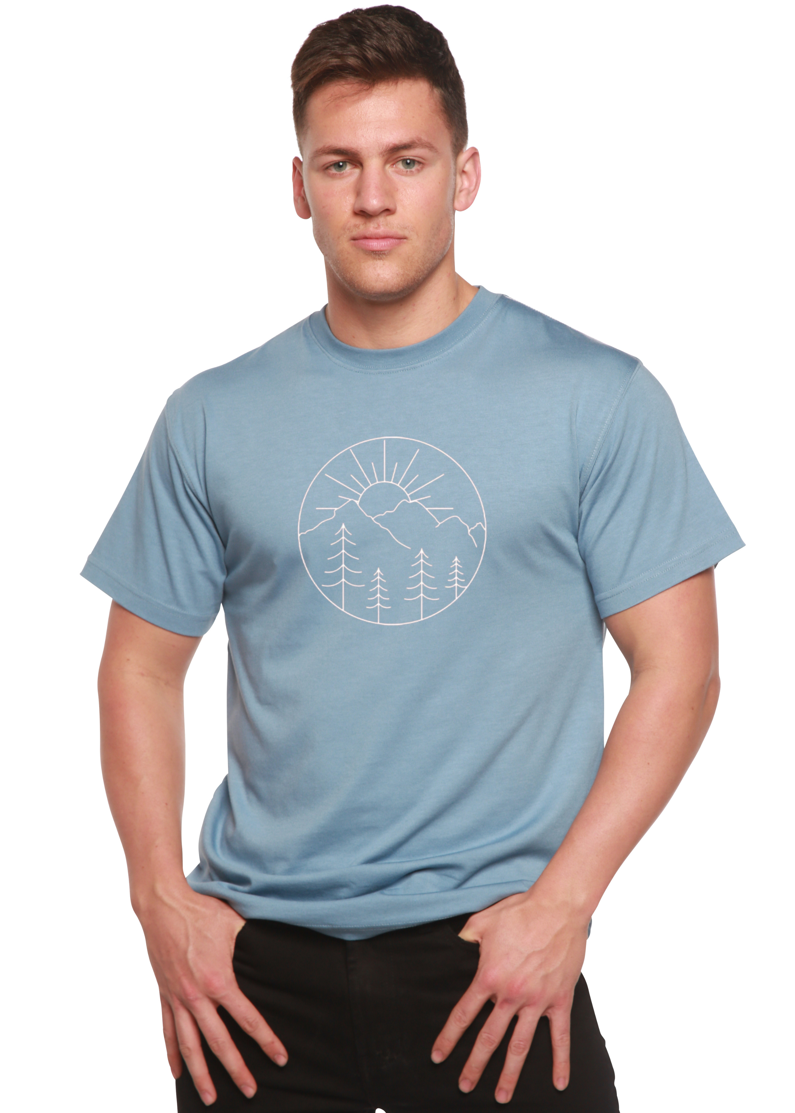 Nature Lover Hike Men's Bamboo Viscose/Organic Cotton Short Sleeve T-Shirt