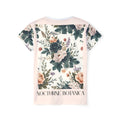 Floral 'Nocturne Botanica' Women's Sports Jersey — Vintage Rose Athletic Tee
