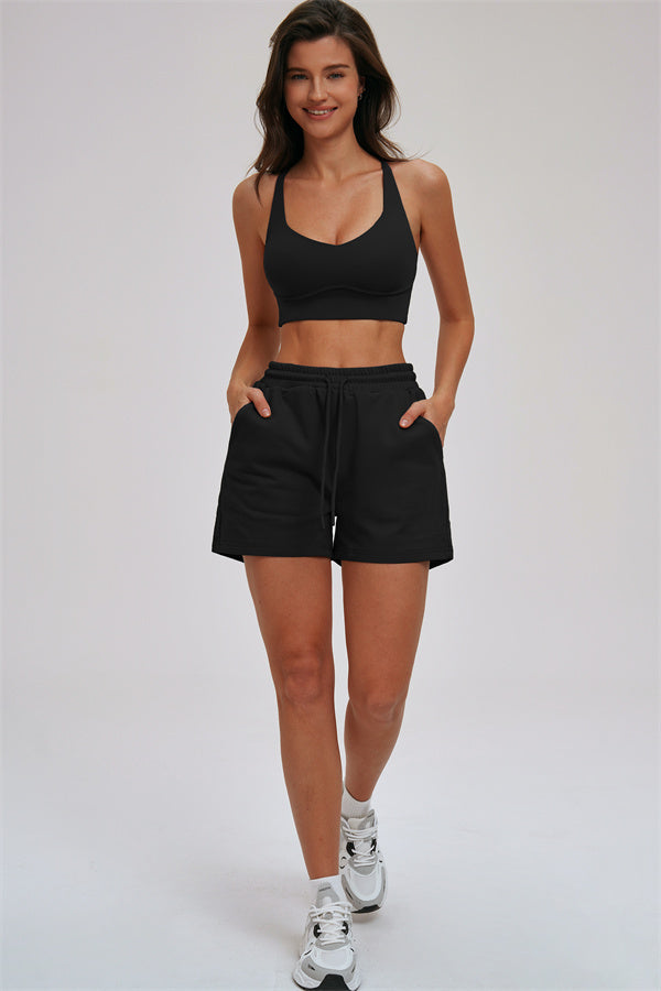 Kinetic Cross Back High Support Sports Bra