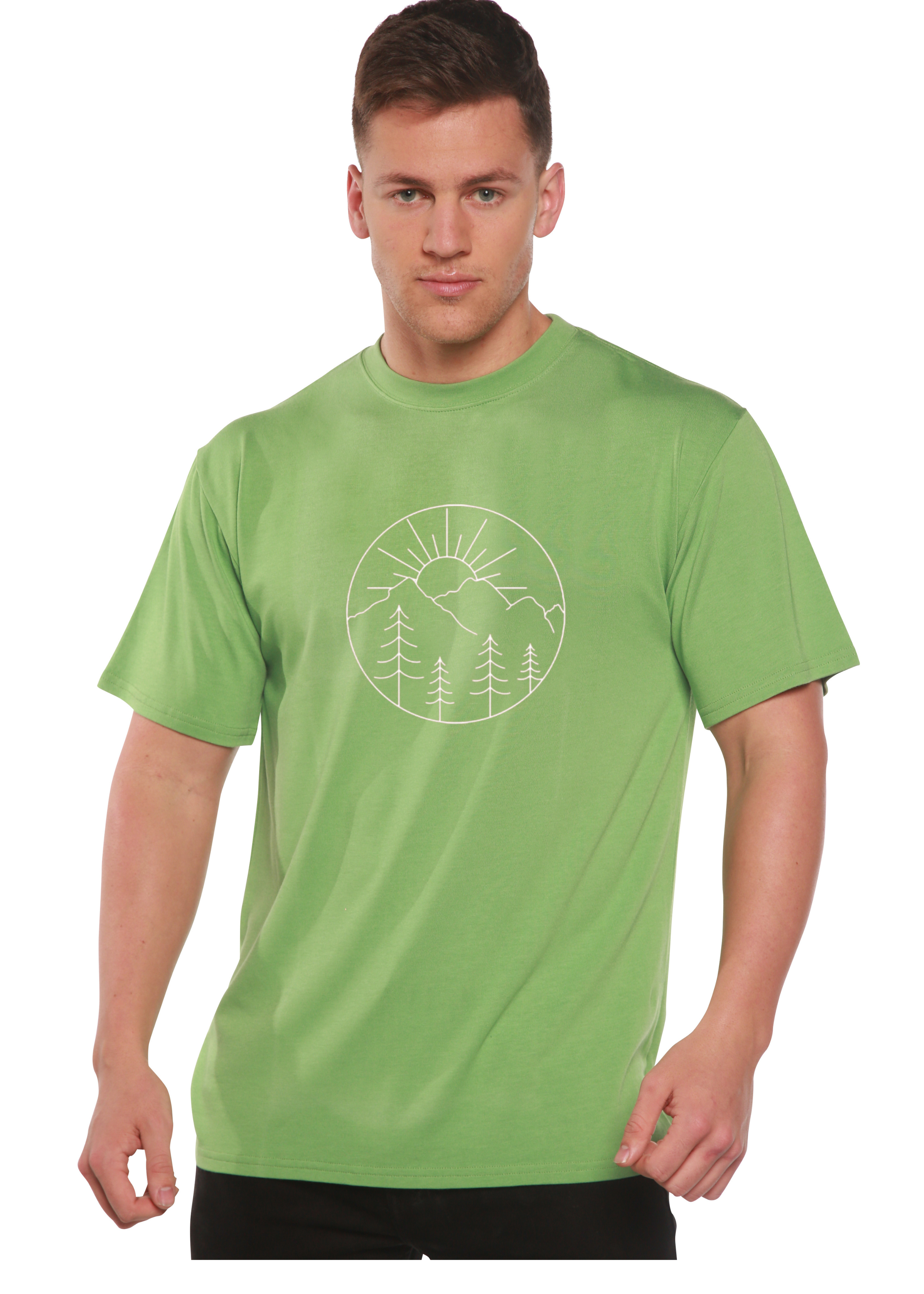 Nature Lover Hike Men's Bamboo Viscose/Organic Cotton Short Sleeve T-Shirt