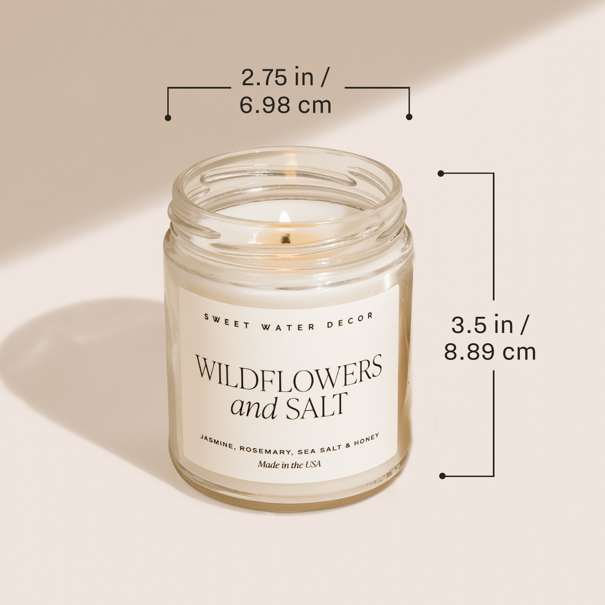 One More Page Soy Candle - Clear Jar - 9 oz