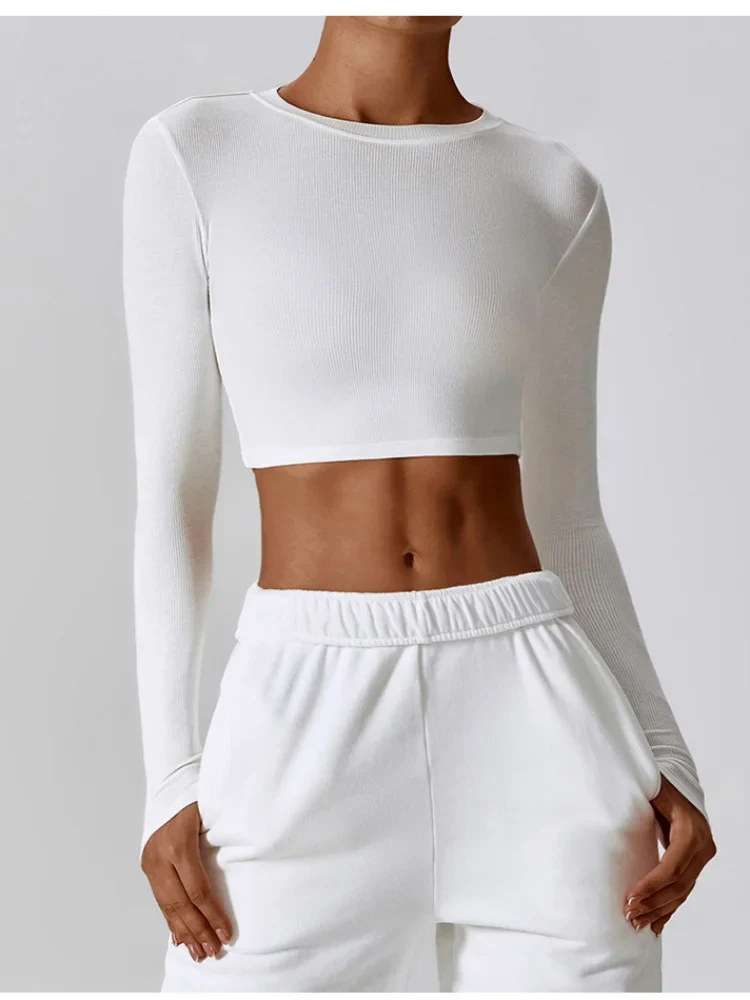 Slim Fit Long Sleeve Yoga Top