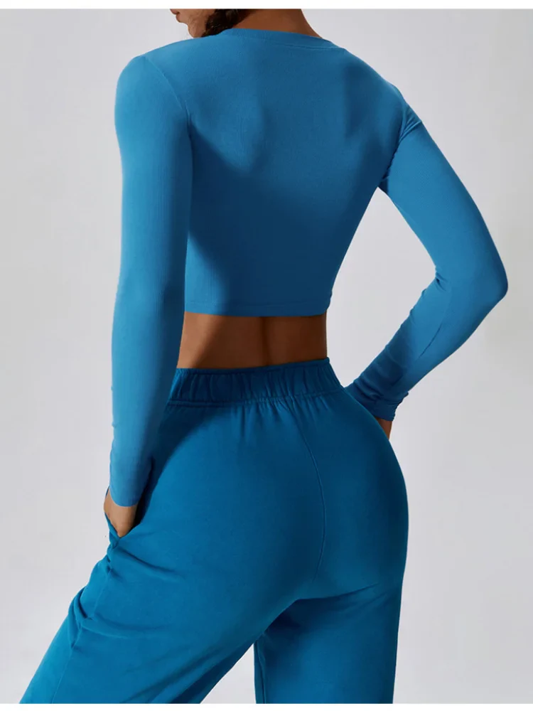 Slim Fit Long Sleeve Yoga Top