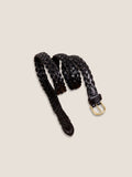 Premium Cowhide Retro Hand-Woven Belt With Alloy Buckle