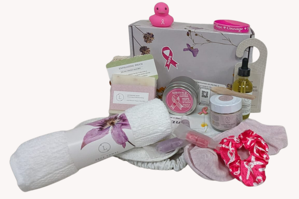 Breast Cancer Awareness Natural Pamper Gift Box