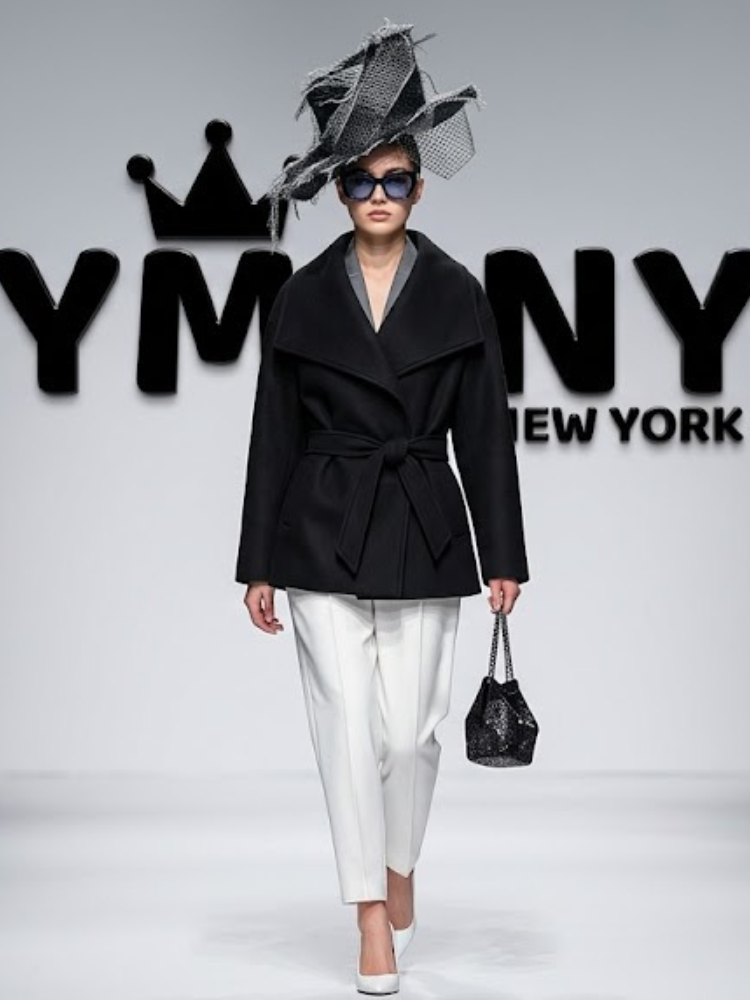 BYMANYC Women's Belted Wool-Blend Short Coat