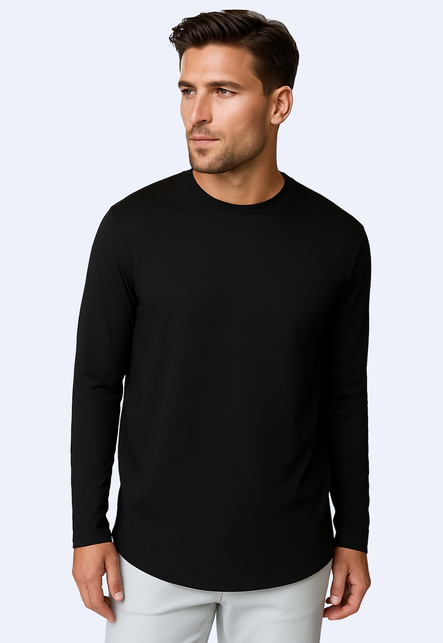 Buki Cinqo Long Sleeve Tech Tee - Black