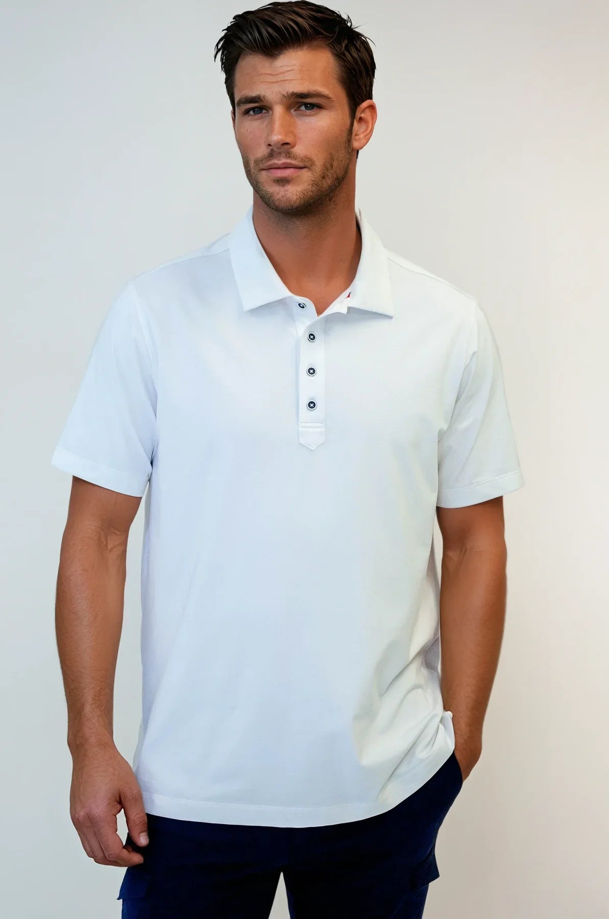 Buki Cinqo Polo 2-Pack - White/Julep